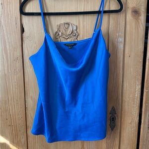 Banana Republic Vibrant Blue Cowl Neck Camisole